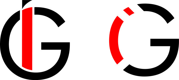 首字母GI标志设计模板合集图片下载