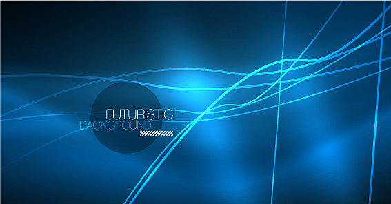 霓虹闪烁魔术背景霓虹横幅夜图片下载