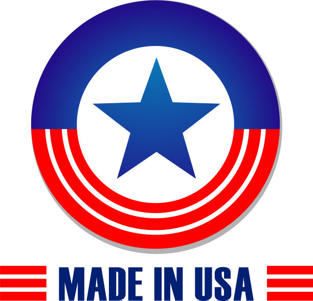 美国制造，国旗上的星星和条纹图片下载