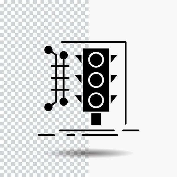 城市管理监控智能交通字形图片下载