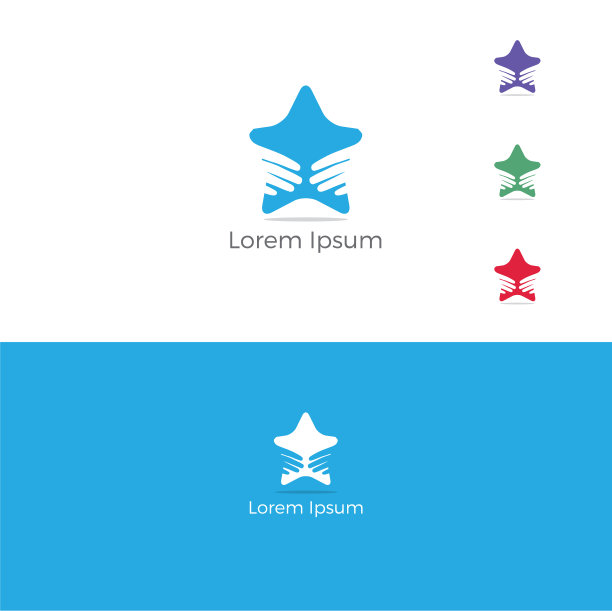 两只手在星星上图片下载