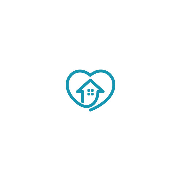 结合家和爱的标志设计现代v2图片下载
