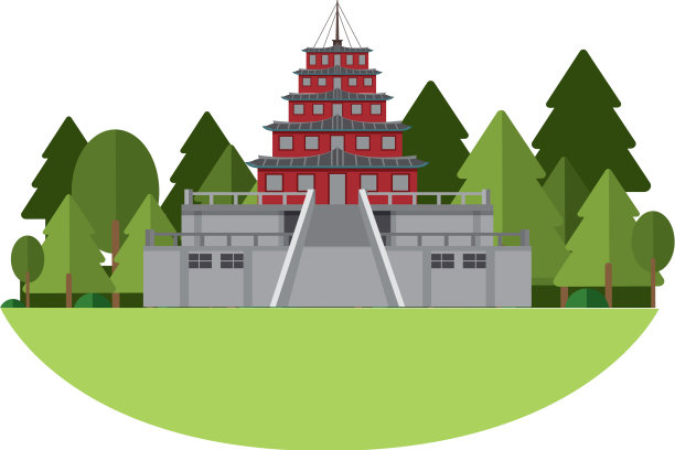 亚洲寺庙建筑图片下载