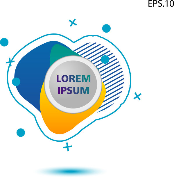 带流体背景的圆图片下载