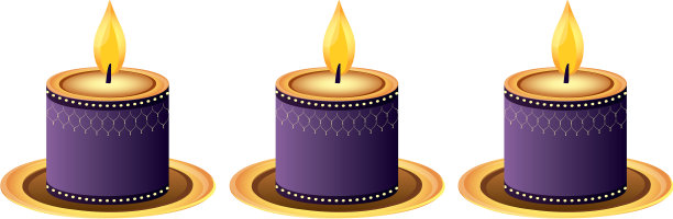 印度蜡烛装饰图片下载