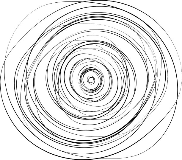 同心圆径向辐射环图片下载