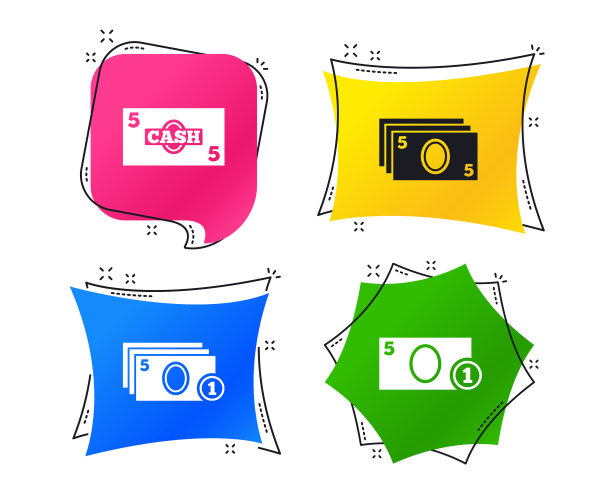 现金用硬币表示货币图标图片下载