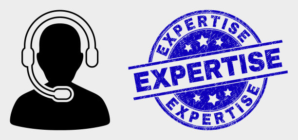 无线电操作员图标和遇险专家图片下载