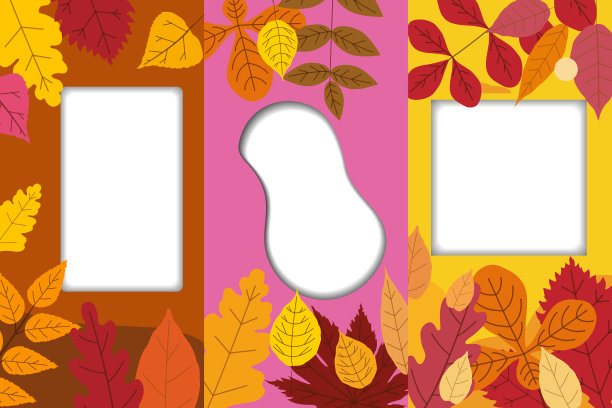 设置秋天的模板背景秋天落下图片下载