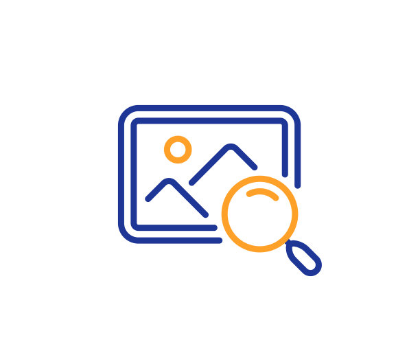 搜索照片行图标找到图像标志图片下载