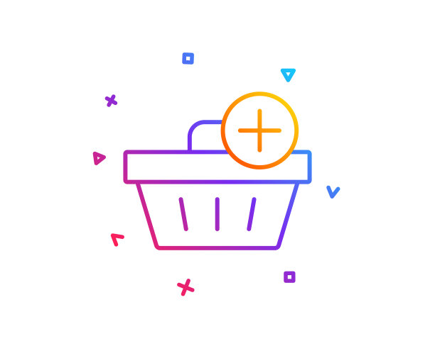 添加到购物车线上购物图标图片下载