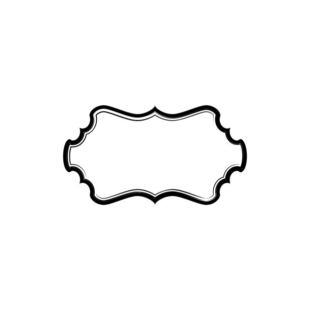 复古框架孤立元素图片下载