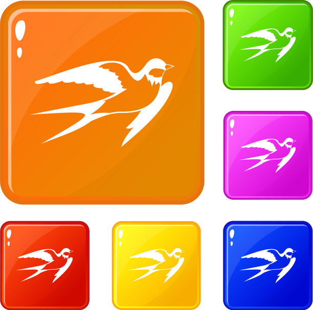 谷仓燕子图标设置颜色图片下载