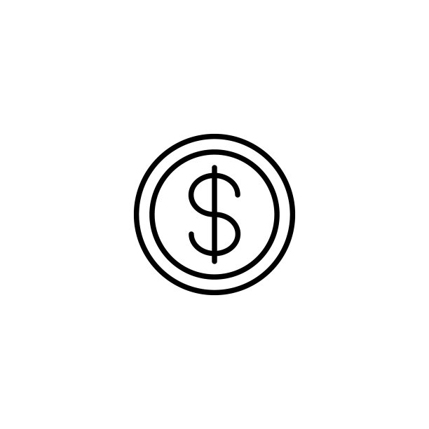 美元硬币图标图片下载