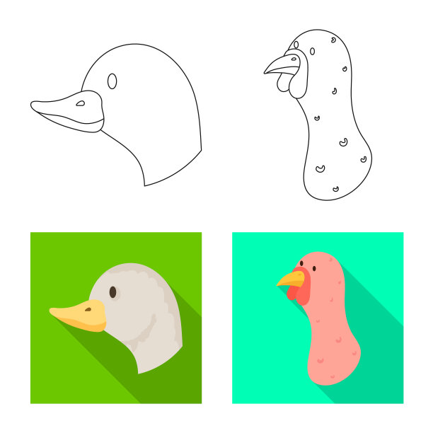 设计农业和养殖标志图片下载