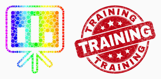 光谱像素柱状图表示图标图片下载