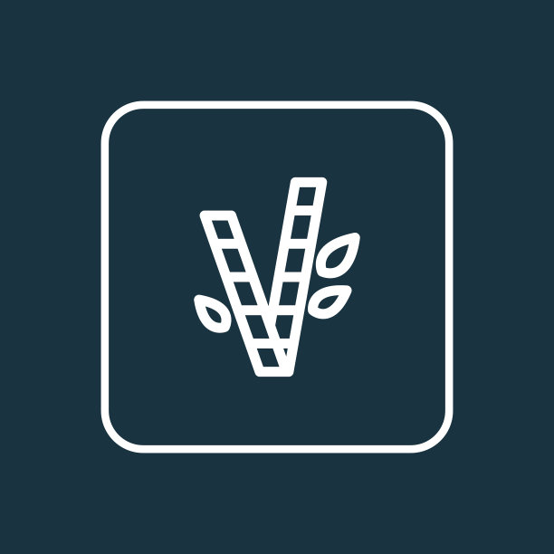 竹标志线标志优质孤立图片下载