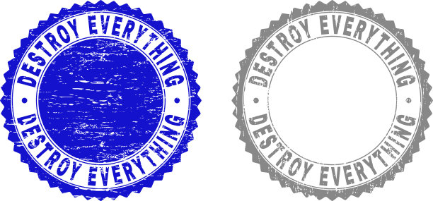 垃圾摇滚破坏一切划痕水印图片下载