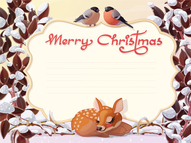 圣诞快乐卡图片下载