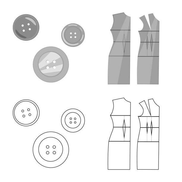 设计工艺和手工标识套图片下载