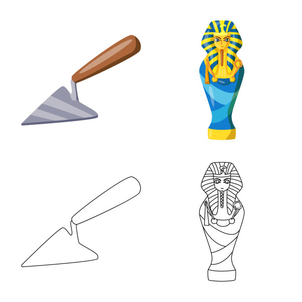 孤立的对象故事和项目符号集图片下载