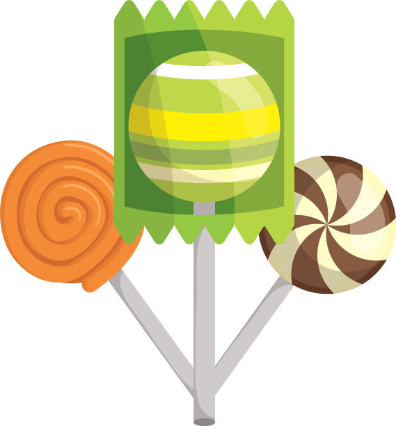 甜美美味的糖果设计图片下载