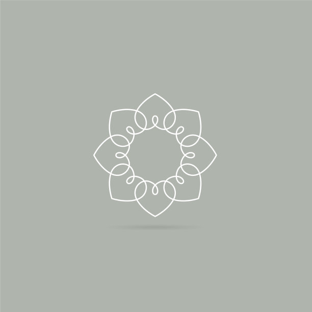 心形标志设计图标图片下载