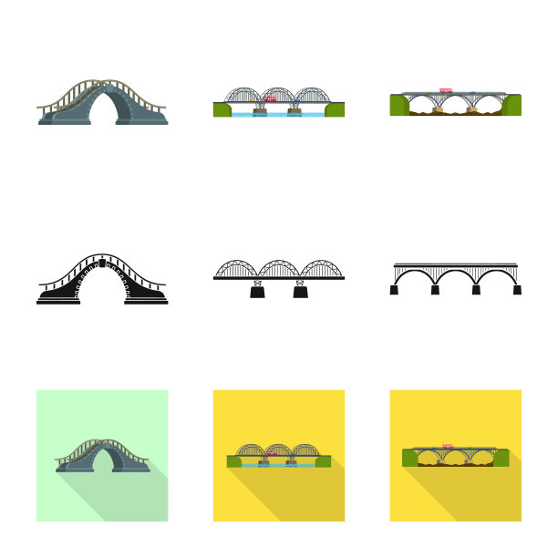 孤立的对象连接和设计符号图片下载