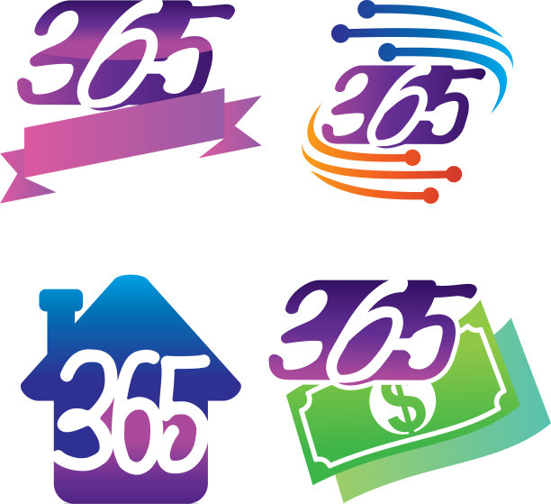 丝带家居理财科技365无限logo图片下载