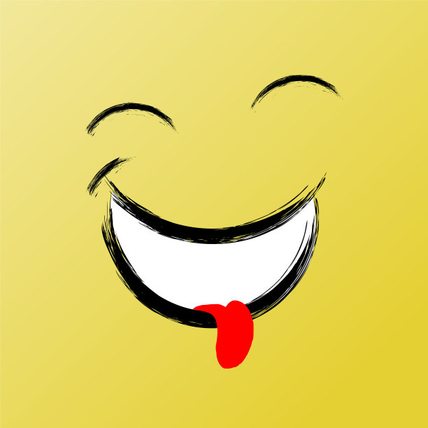 笑着闭上眼睛搞笑刷图形图片下载