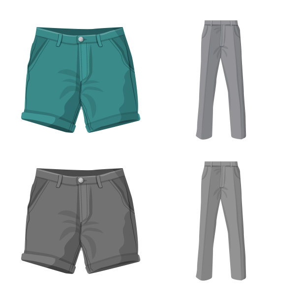 男人和服装图标集图片下载