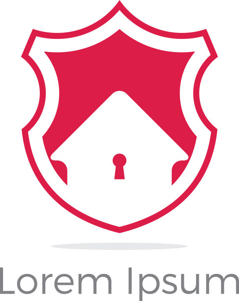 家庭保险公司图标保护盾图片下载