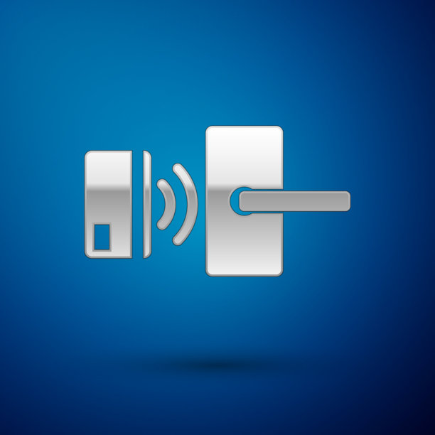 银数字门锁与无线技术图片下载