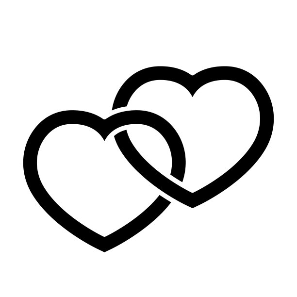 爱的立体图标连心图片下载