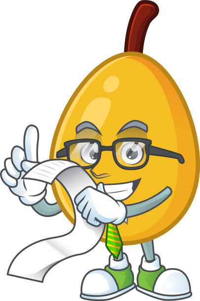 以菜单枇杷卡通吉祥物为减肥食品图片下载