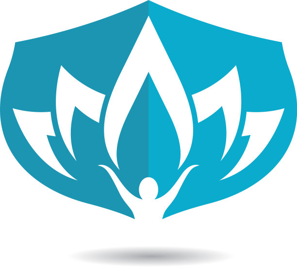 莲花象征图标图片下载