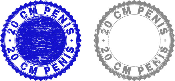 纹理20厘米的阴茎刻花邮票与丝带图片下载