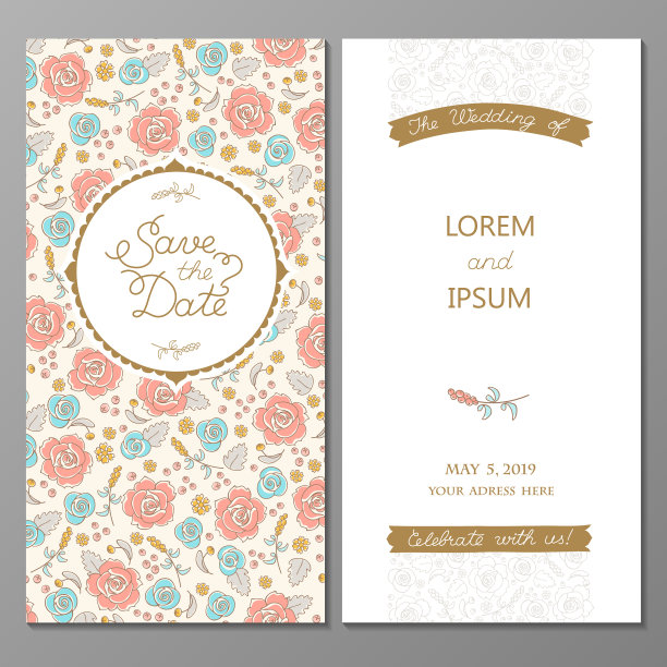 老式卡片或请柬图片下载