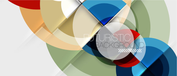 圆形几何设计模板图片下载