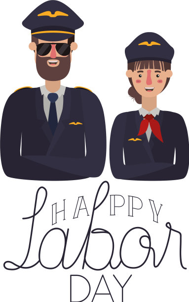 一对飞行员庆祝工作日阿凡达图片下载