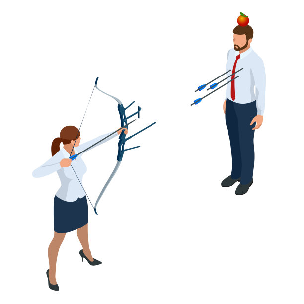 等距商人射箭图片下载