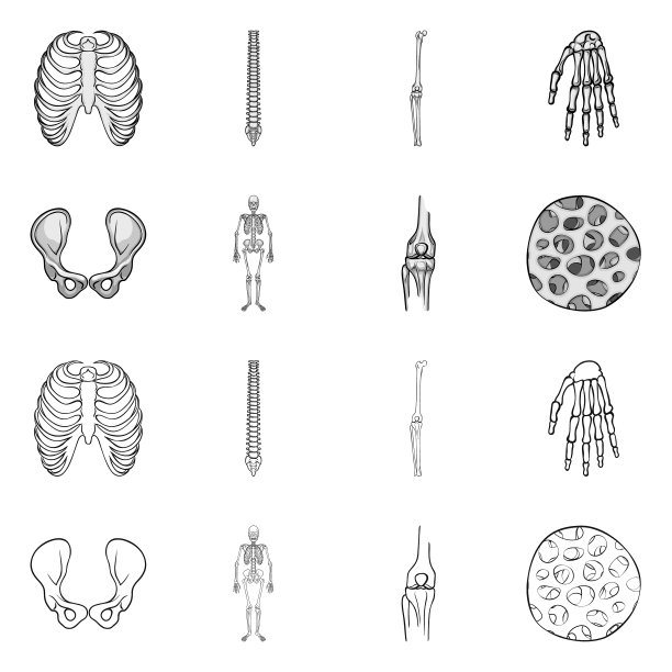 设计医学和临床的图标集图片下载