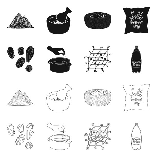 设计烹饪和海牌的套装图片下载