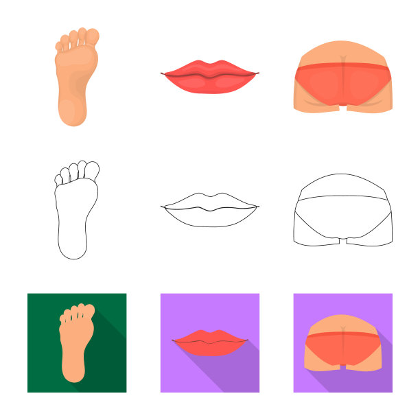 身体和部分符号集图片下载