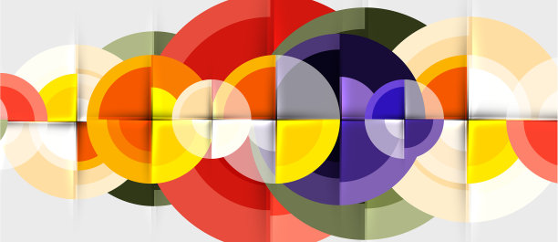 圆形几何设计模板图片下载