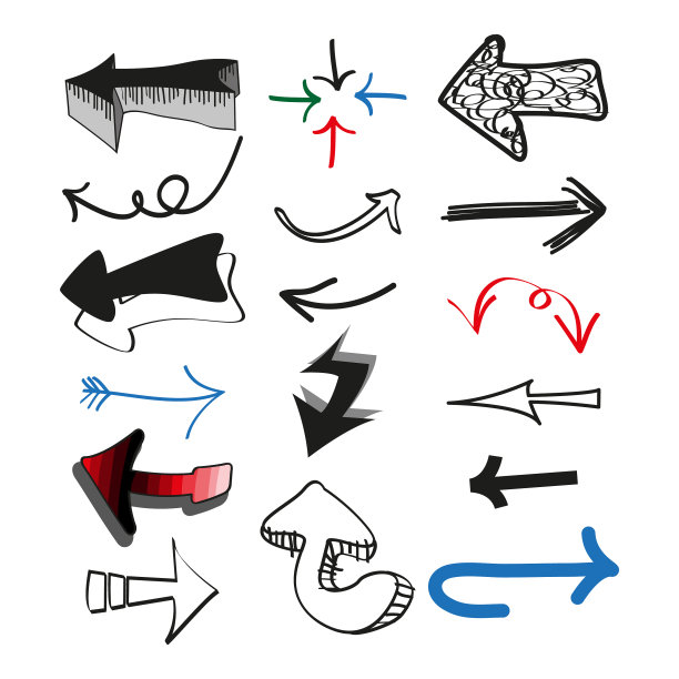 设置简单的涂鸦箭头图片下载