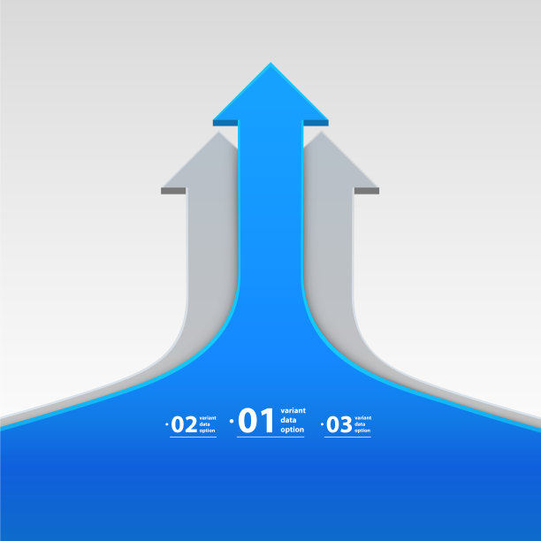 领导用箭头指示白色上的商业选择图片下载