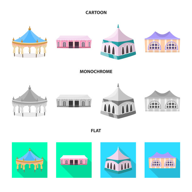 孤立物体roand折叠标志图片下载
