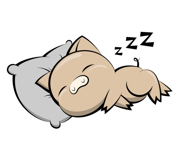 白色背景上的猪标志图片下载