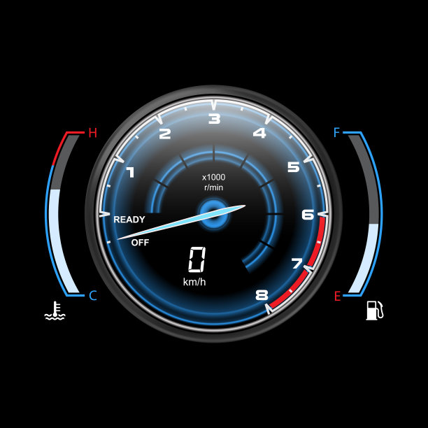 卡车速度计或汽车摩托车里程表图片下载